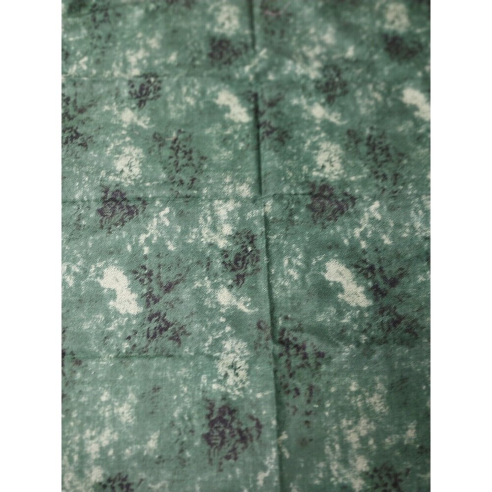 1/2 Yard Fabric for Quilting Green and Black Designed by Beth Ann Bruske Sewing
